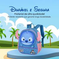Mochila Infantil Com Rodinhas Stitch Tsum Escolar Volta As Aulas - 2