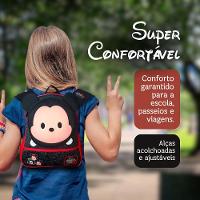 Mochila Escolar Infantil Mickey Mouse Com Orelhinhas 3d - Prática E Confortável - 3