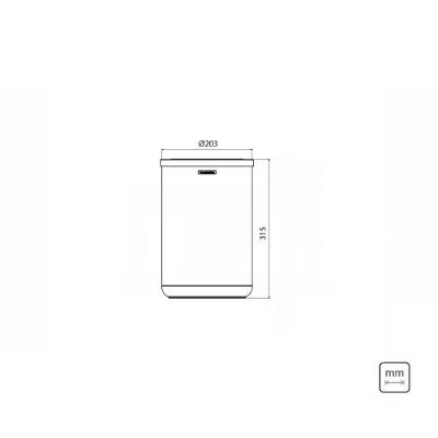 Lixeira Inox Cápsula Basculante Scotch Brite 10 L Tramontina