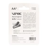Pilha Recarregável Aa C-2 - 2200mah 1.2v - Vp2ab2r - 3