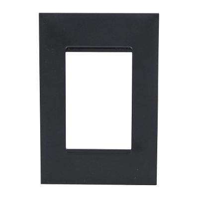 Placa 3 Postos 4x2 Preta 618503pt