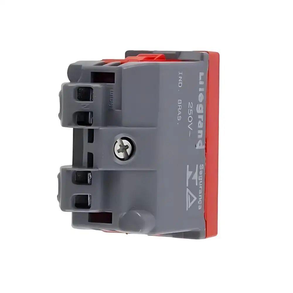 Tomada 2p+t 20a 250v B. Parafuso 1m Vermelha 615079vm - 3