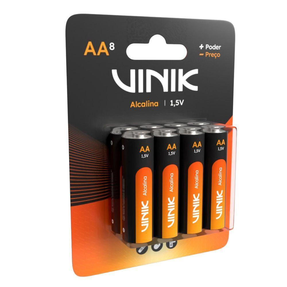 Pilha Alcalina Aa C-8 1.5v - Vp2ab8a - 2