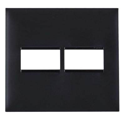 Placa 1+1 Posto 4x4 Preta 618511pt