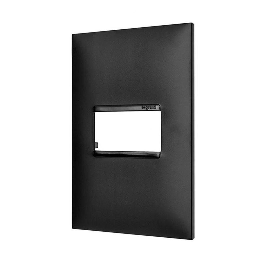 Placa 1 Posto 4x2 Preta 618501pt - 2