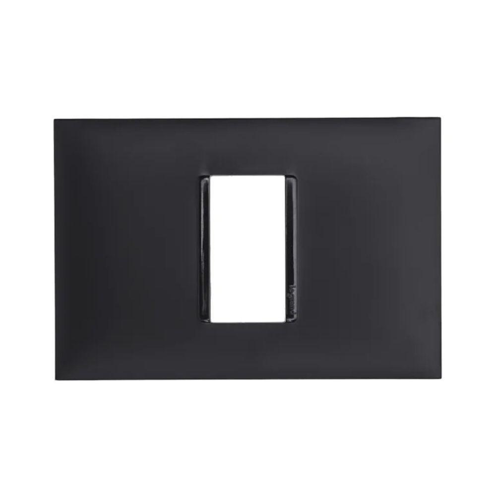 Placa 1 Posto 4x2 Preta 618501pt - 4