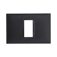 Placa 1 Posto 4x2 Preta 618501pt - 4