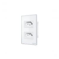 Tomada Dupla 10a Inteligente Wi-fi Ets 1002 Branco 4850064 - 2
