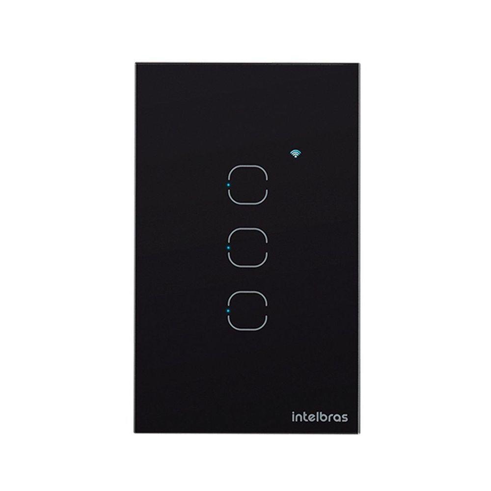 Interruptor Smart Wi-fi Touch 3 Preto Ews 1003 4850018 - 1