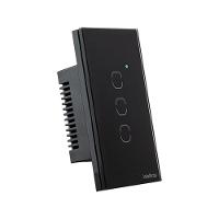 Interruptor Smart Wi-fi Touch 3 Preto Ews 1003 4850018 - 2