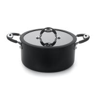 Caçarola Dom Preta 22 Cm 3,7 L Em Alumínio Com Revestimento Interno Antiaderente - 1