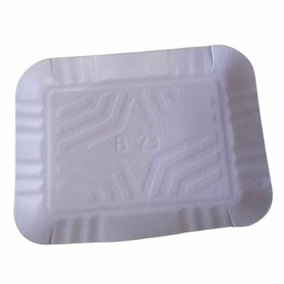 Bandeja Branca Plastificada 19x24cm Com 100 Un Nr.23