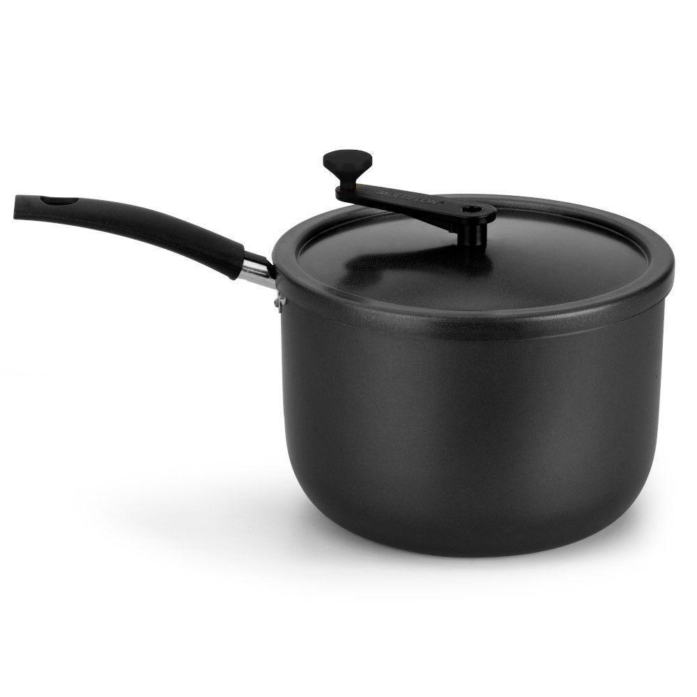 Pipoqueira Versátil Grafite 22 Cm 5,6 L Em Alumínio Com Revestimento Antiaderente Multiflon - 1