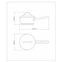 Panela Allegra 16 Cm 1,5 L Em Aço Inox Fundo Triplo Tramontina 62651/160 - 6