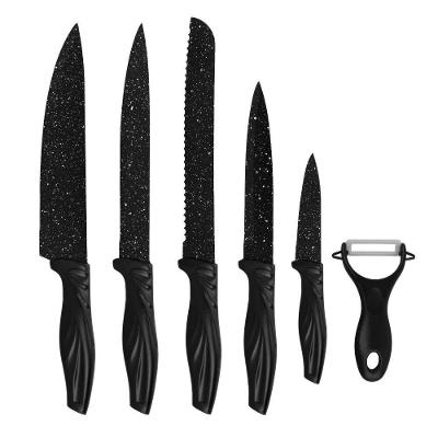 Jogo De Facas De Cozinha Em Inox C- 6 Peças - Top Chef