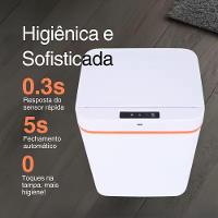 Lixeira Inteligente Automática Recarregável 12 Litros - Praticidade E Higiene - 3