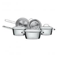 Kit 5 Panelas Allegra em Aço Inox Fundo Triplo Tramontina - 1