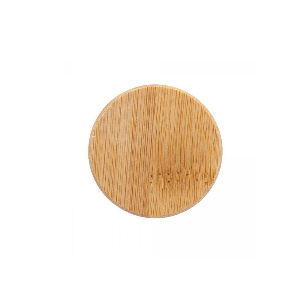 Kit 6 Mini Porta Mantimento Vidro Borossilicato Pote Tampa Hermética Bambu 90ml - Wolff - 6