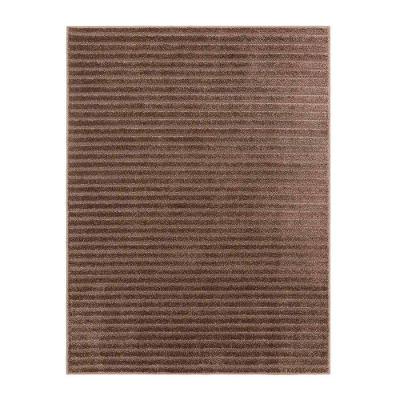 Tapete Realce Listras 35 Taupe 0,50x1,00m - J Serrano