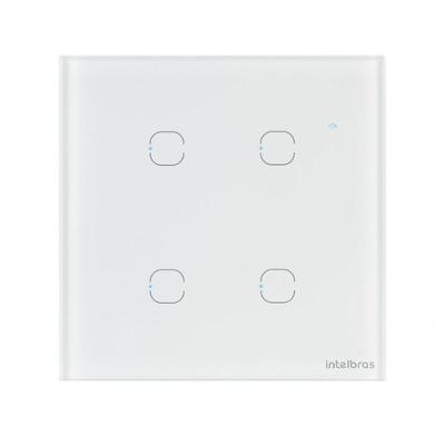 Interruptor Smart Wi-fi Touch 4 Teclas Ews 1004 Branco 4850029
