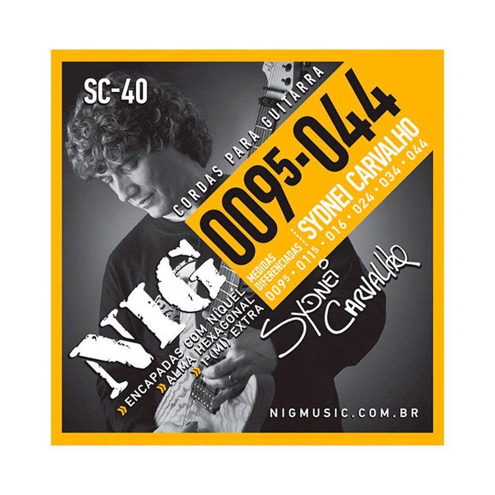 Corda Nig Sc40 P/ Guitarra Sydnei Carvalho 9.5/44 - Ec0096 - 1