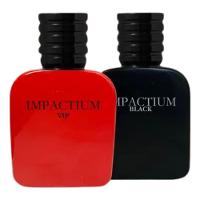 Perfume Com Ferormônio Impactium Vip + Black Men 50ml - 1