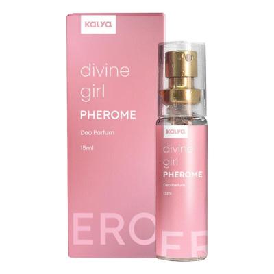 Perfume Feminino Com Feromônio Pherome Divine Girl 15ml Volume Da Unidade 15 Ml