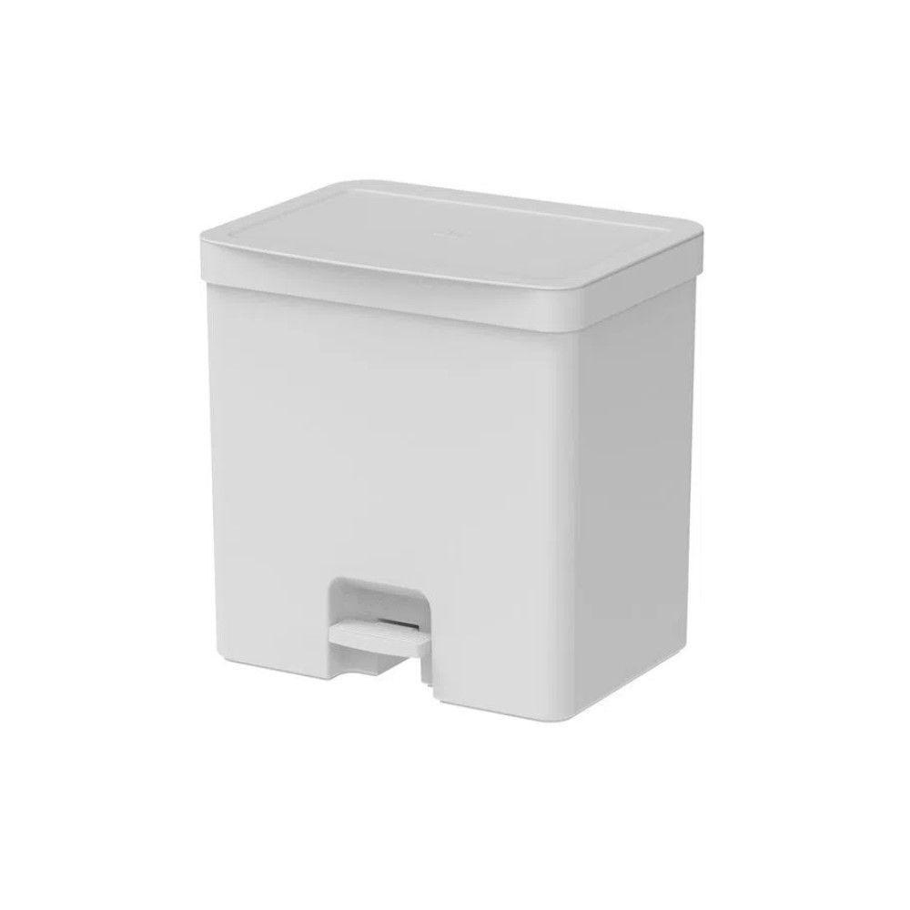 Lixeira Com Pedal Trium 20 L Branco - 1