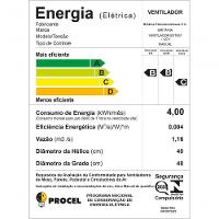 Ventilador Britânia 2 em 1 Tecnologia Maxx Force 174W BVT491 110V - 7