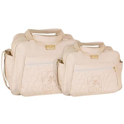 Kit Bolsas Maternidade Baby Soft Class Bege