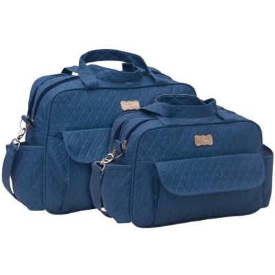 Kit Bolsas Maternidade Baby Matelassê Quality Jeans