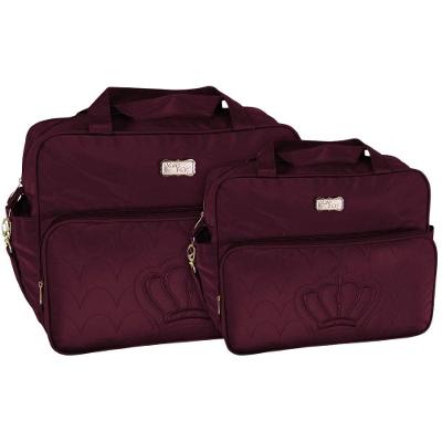 Kit Bolsas Maternidade Baby Royal Vinho