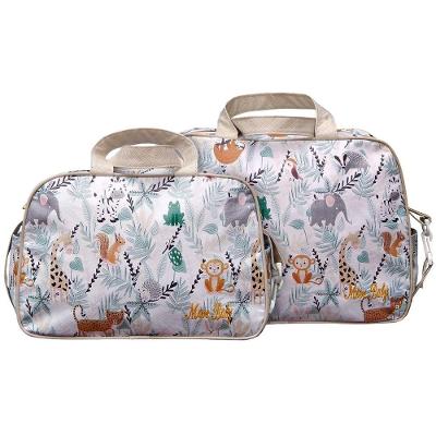 Kit Bolsas Maternidade Floresta Baby Bege