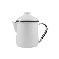 Leiteira Tradicional Esmaltada Branco 1,1 L Ewel - 1