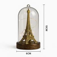 Luminaria Torre Eiffel Abajur Led Mesa Paris Miniatura Quarto Sala Luz Noturna Enfeite Decoraçao Casa - 8