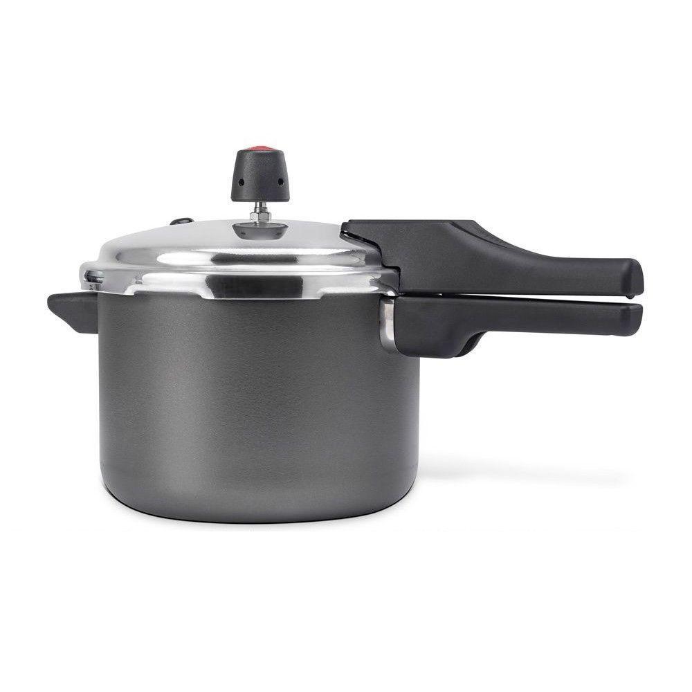 Panela De Pressão Indução Grafite 20 Cm 4,5 L Em Alumínio Com Revestimento Interno Antiaderente - 3