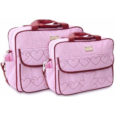 Kit Bolsas Maternidade Príncipe Princesa Baby Rosa
