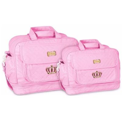 Kit Bolsas Maternidade Passeio Royal Baby Rosa