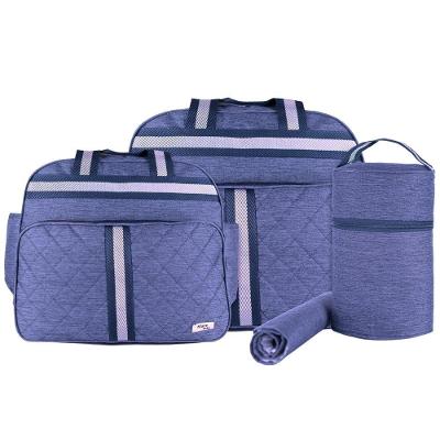 Kit Bolsas Maternidade Baby Soft Premium Azul