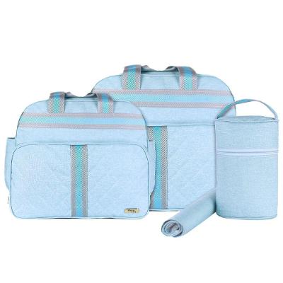 Kit Bolsas Maternidade Baby Soft Premium Azul Claro