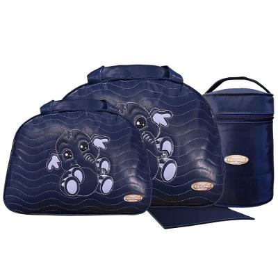 Kit Bolsas Maternidade Elefante Baby Completo Azul Marinho