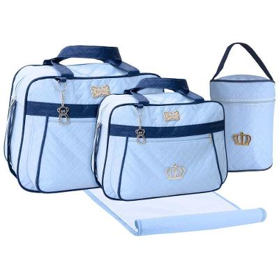 Kit Bolsas Maternidade Royal Baby Completo Azul Claro