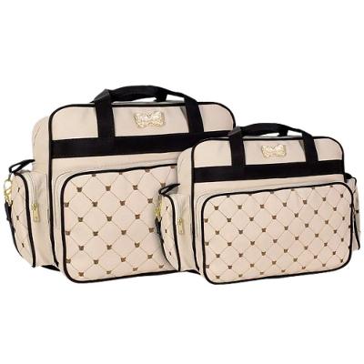 Kit Bolsas Maternidade Baby Classic Lux Bege