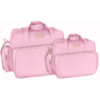 Kit Bolsas Maternidade Baby Classic Lux Rosa