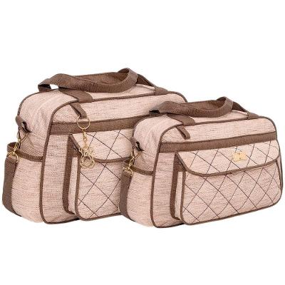 Kit Bolsas Maternidade Matelassê Classic Bege