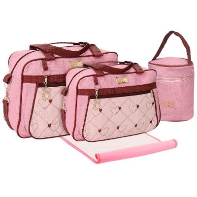 Kit Bolsas Maternidade Baby Deluxe Rosa