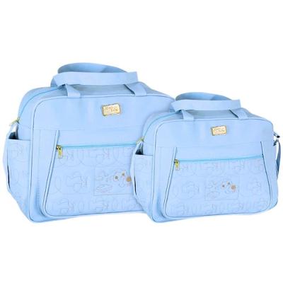 Kit Bolsas Maternidade Baby Soft Class Azul Claro