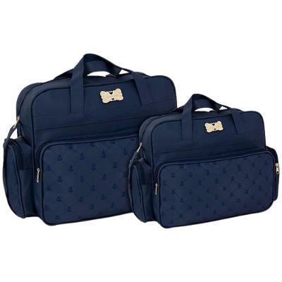 Kit Bolsas Maternidade Baby Classic Lux Azul Marinho