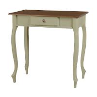 Aparador De Sala Rústico Madeira 1 Gavetas Pés Luiz Xv - Verde Chá Laca Com Tampo Imbuia Glazer - 1