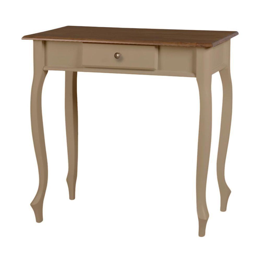 Aparador De Sala Rústico Madeira 1 Gavetas Pés Luiz Xv - Amêndoa Com Tampo Imbuia Glazer - 1